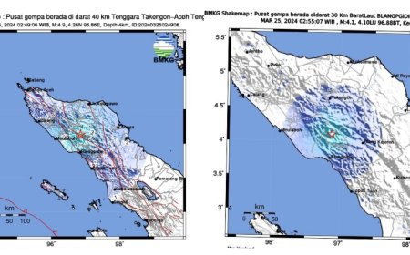 Gayo Lues Diguncang Dua Gempa Beruntun Berkekuatan Magnitudo 4,9 dan 4,1