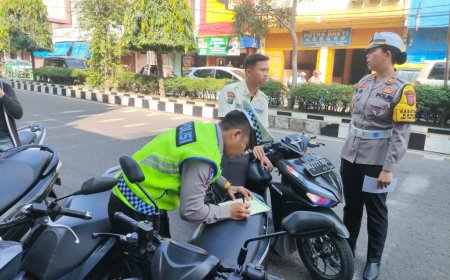 Operasi Keselamatan Toba di Kota Binjai Berakhir, Kepatuhan Masyarakat Minim 335 Pengendara Ditilang