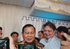 2 Jam Hadiri Open House Airlangga, Prabowo Bilang Ngomong Ini dan Itu
