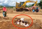 Protes Lahannya Dirusak PT TPL, Warga Desa Sanggapati Tapsel Kubur Diri
