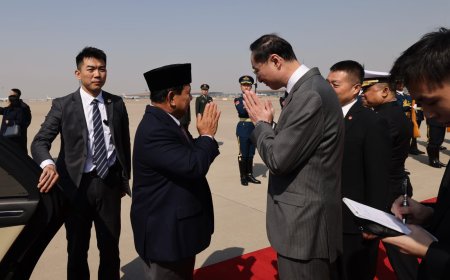 Tiba di China, Prabowo akan Temui Presiden Xi Jinping, PM hingga Menhan China