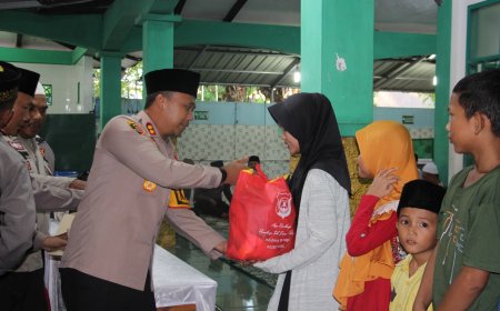 Polres Nias Gelar Buka Puasa Bersama dengan Anak Yatim dan Fakir Miskin