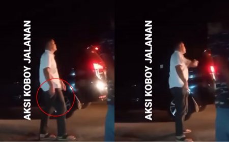 Viral Aksi Koboi Jalanan di Labusel, Pengendara Innova Berhentikan Truk dan Ancam Sopir pakai Senpi