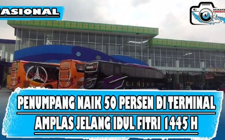 Penumpang Naik 50 Persen di Terminal Amplas Jelang Idul Fitri 1445 H