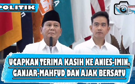 Prabowo Ditetapkan Presiden Terpilih, Ucapkan Terima Kasih ke Anies-Imin, Ganjar-Mahfud dan Ajak Bersatu