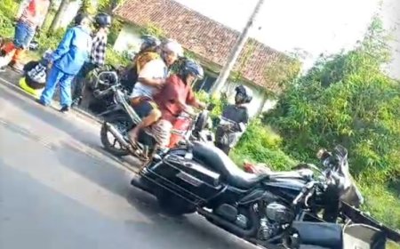 Tiga Harley-Davidson Kecelakaan di Probolinggo, Pasutri Tewas