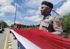 Bendera Merah Putih Terpanjang Ada di Papua, 10,76 Km dan Libatkan 7 Ribu Warga