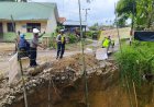 Jalan Alternatif Langkat-Karo Nyaris Putus Akibat Longsor