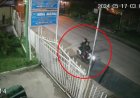 OTK Racuni Anjing Terekam CCTV di Tanjung Gusta, Pelaku Beraksi Mengendarai Motor
