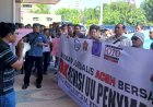 Gelar Aksi Demo, Jurnalis Minta DPR Aceh Ikut Tolak RUU Penyiaran