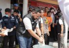 Polres Asahan Musnahkan 8 Kg Barang Bukti Sabu