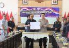 Disaksikan Kapolda Sumut, Kapolres Pakpak Bharat dan Wakil Bupati Teken SK FLLAJ