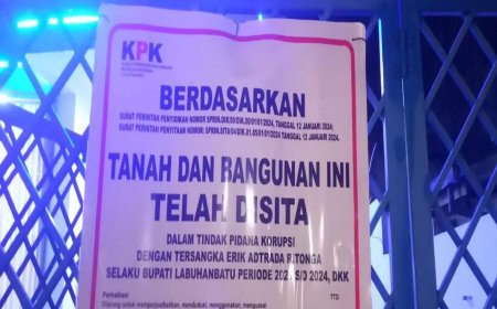 Kantor Partai NasDem Labuhanbatu Disita KPK RI