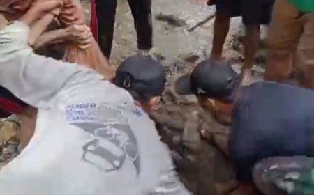 Berangkat Sekolah, Siswi SD di Bone Tewas Terseret Arus Banjir, Terjebak di Gorong-gorong Irigasi