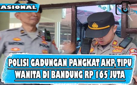 Polisi Gadungan Pangkat AKP, Tipu Wanita di Bandung Rp 165 Juta