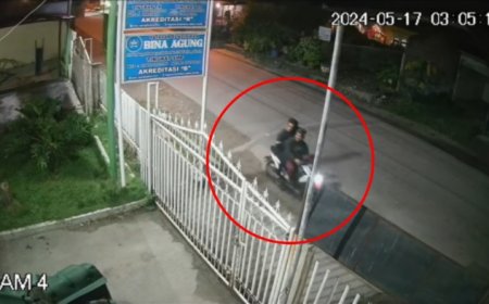 OTK Racuni Anjing Terekam CCTV di Tanjung Gusta, Pelaku Beraksi Mengendarai Motor
