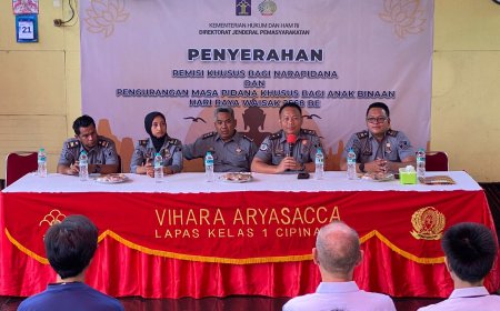49 Warga Binaan Lapas Kelas I Cipinang Dapat Remisi Khusus Hari Raya Waisak