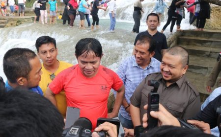 Pj Gubsu: Wisata Air Terjun Aek Sijorni Anugerah Ilahi yang Sangat Indah