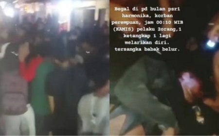 Viral Seorang Pria Babak Belur Diamuk Massa Usai BeraksiBegal Wanita di Padangbulan