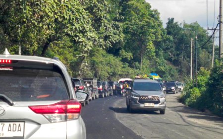 Libur Waisak, Lalulintas di Berastagi Alami Peningkatan Sekitar 20 Persen