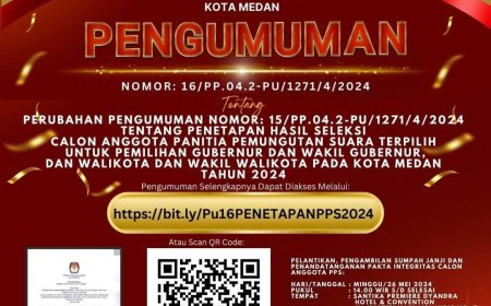 KPU Tetapkan 453 Nama Anggota PPS Terpilih Se Kota Medan, Cek Info Lengkapnya