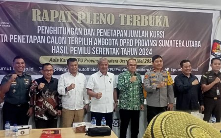 KPU Tetapkan 100 Anggota DPRD Sumut Terpilih Pemilu 2024, Ini Daftar Lengkapnya