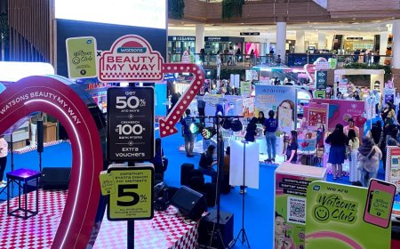 Promo Skincare dan Make Up di Watsons #BeautyMyWay, Bisa Ketemu Influencer Ternama Juga