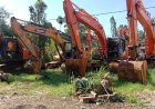 Polisi Telusuri Pemilik 11 Excavator Hasil Penertiban Lokasi Penambangan di Kota Nopan