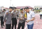 Cegah Judi Online, Kapolres Samosir Periksa Handphone Seluruh Anggota