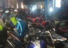 Satlantas Polrestabes Medan Razia Knalpot Brong sekaligus Antisipasi Geng Motor