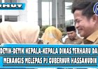VIDEO Detik-detik Kepala-Kepala Dinas Terharu dan Menangis Melepas Pj Gubernur Hassanudin