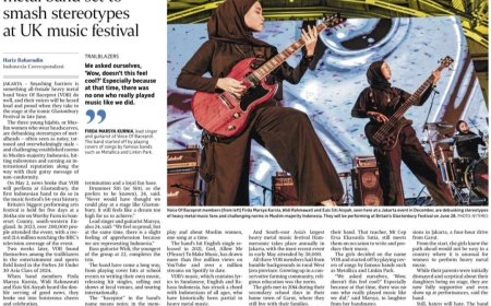 Voice of Baceprot, Band Indonesia Pertama yang Tampil di Glastonbury