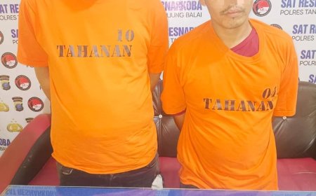 Dua Pengedar Sabu di Tanjungbalai Diringkus Polisi, Pelaku Sempat Berusaha Kabur
