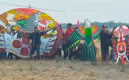Warga Antusias Sambut Festival Layang-layang pada Pesta Panen di Langkat