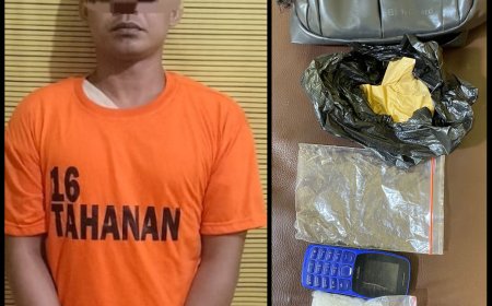 Pria Asal Medan Ditangkap Polisi di Binjai saat Antar Sabu ke Pembeli