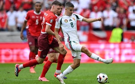 Euro 2024 : Hongaria Kalah dari Swiss 1-3