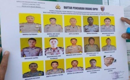 15 Anggota Polrestabes Medan jadi Buronan, LBH Medan: Persoalan DPO Masalah Serius