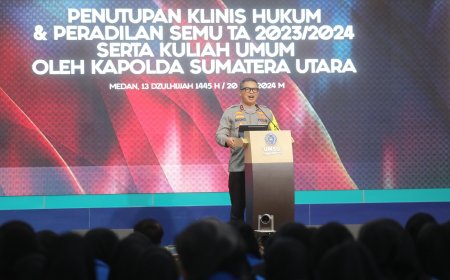 Beri Kuliah Umum di UMSU, Kapolda Sumut Paparkan Pentingnya Manfaat Hukum Berkeadilan Bagi Masyarakat