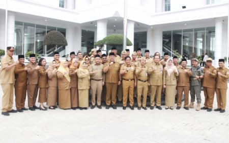 Pj Gubernur Hassanudin Pimpin Apel Terahkir, Ini Pesan Menyentuhnya ke Seluruh ASN Pemprov Sumut