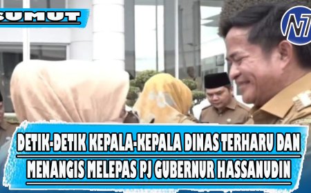 VIDEO Detik-detik Kepala-Kepala Dinas Terharu dan Menangis Melepas Pj Gubernur Hassanudin
