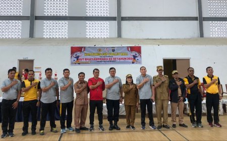 11 Tim Volley Siap Berlaga di Turnamen Kapolres Pakpak Bharat Cup, Dalam Rangka Hut Bhayangkara