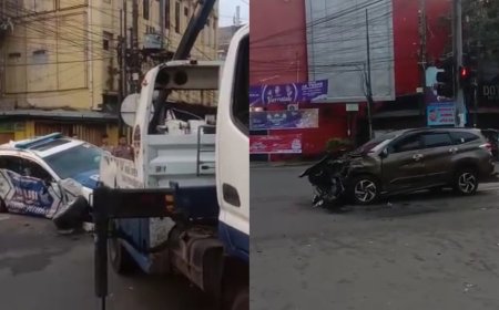 Kecelakaan Mobil Polantas vs Terios di Simpang Juanda Medan, Ini Penjelasan Kasatlantas