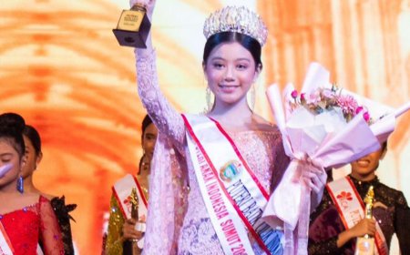 Atiqa Aqila Zhafira Anak Langkat Sabet Juara di Ajang Puteri Batik Cilik Sumatera Utara 2024