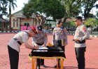 Sejumlah Jabatan Kasat dan Kapolsek di Polres Nias Diserahterimakan