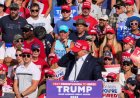 Donald Trump Alami Luka di Wajah dan Telinga Akibat Insiden Penembakan saat Kampanye