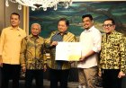 Sah, Golkar Usung Bobby-Surya di Pilkada Sumut 2024, Ijeck Dampingi Ketum Airlangga Serahkan SK