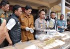 Penyelundupan 130 Bal Ganja dan 1 Kg Sabu Digagalkan Polisi di Asahan