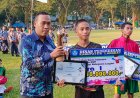 Kompetisi Sepak Bola GSI Tingkat Pelajar di Langkat Ditutup, SMPN 1 Stabat Juara Pertama
