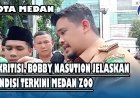 Dikritisi Kinerjanya, Bobby Nasution Menjelaskan Kondisi Medan Zoo ke Cipayung Plus