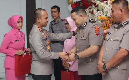 Jabatan Kasat Samapta dan Kasat Narkoba Polres Asahan Disertijabkan